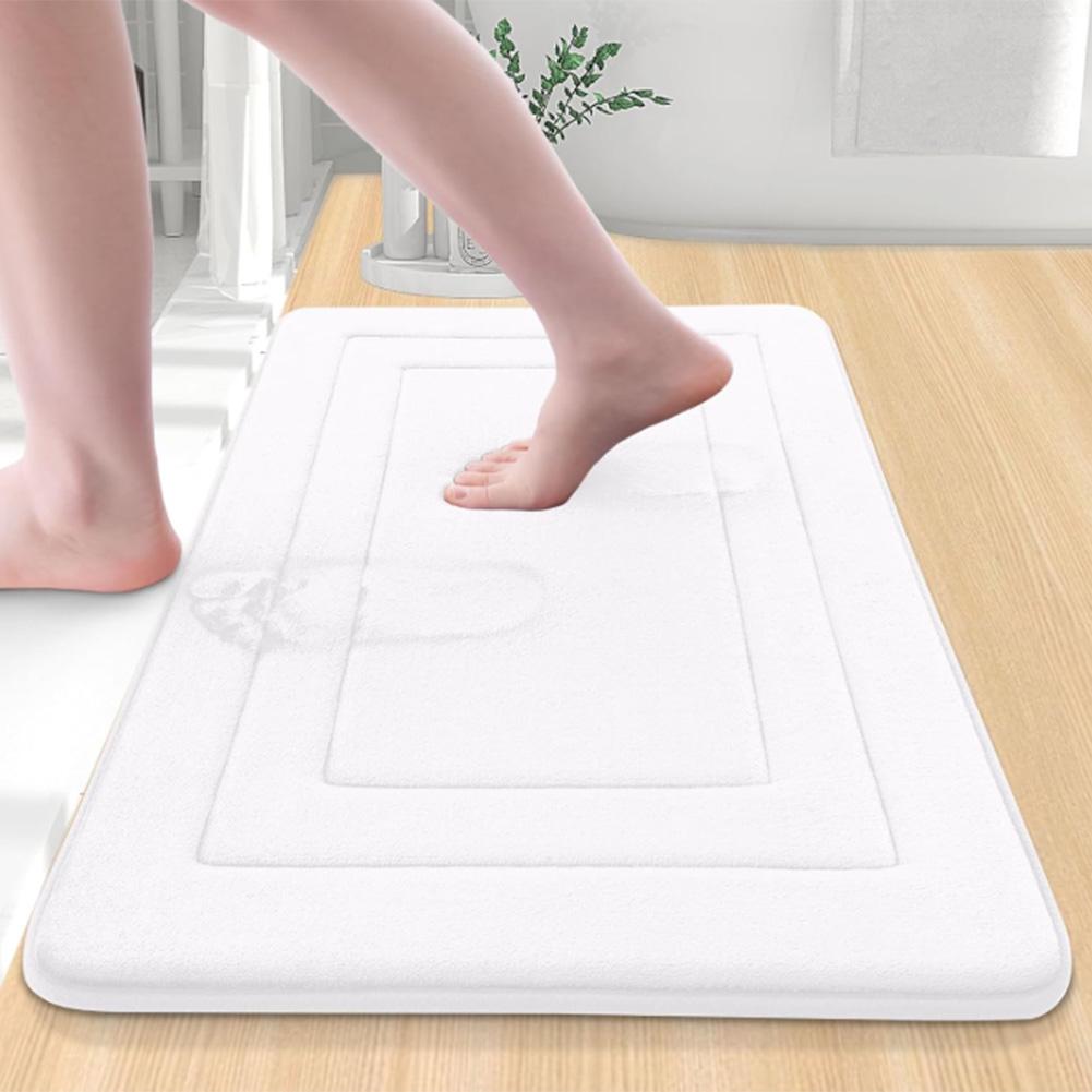 Memory Foam Bath Mat Non-Slip Bathroom Mat Ultra Soft Bath Rug