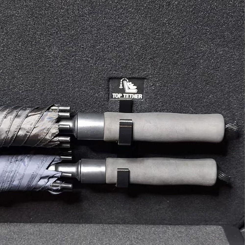 2Pcs No Drilling Car Umbrella Holder Vertical Suspension Car Trunk Hook  Auto Accessories