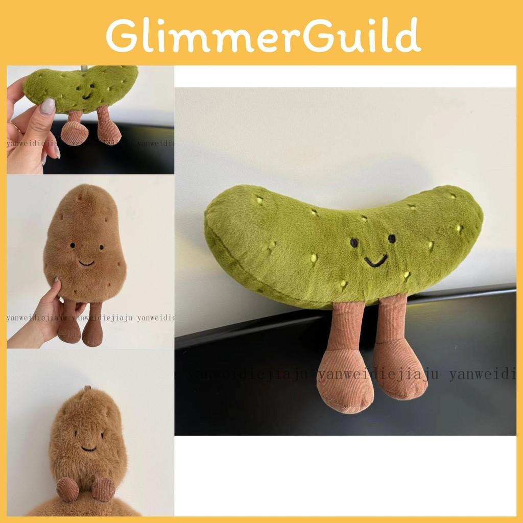 And Potato Pickle Plush Pillow Set With Pp Cotton Filling For Kids Gift