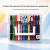 Washable Soft Tip Acrylic Marker Pen - Non-Bleeding, Stackable, Ideal for Students and Graffiti Art