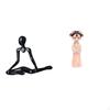 Creative Abstract Thinker Girl Resin Statue Decorative Figurine Unique Miniature Sculpture Desktop