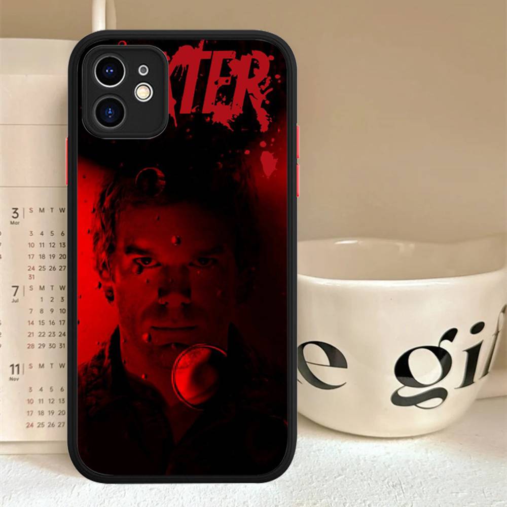 Dexter Morgan Phone Cases For IPhone 16 15 14 Plus 13 12 11 Pro Max Matte Oft Bumper Phone Cover