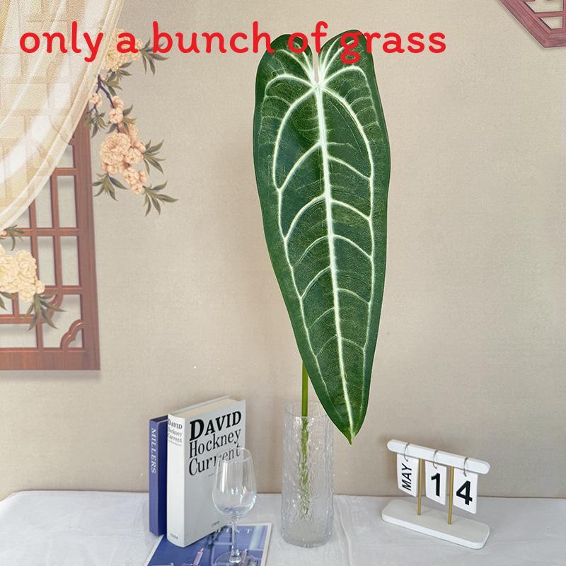 Realistic Tropical Faux Plant Home Decor With Green Leaves For Photography And Wedding Arrangements