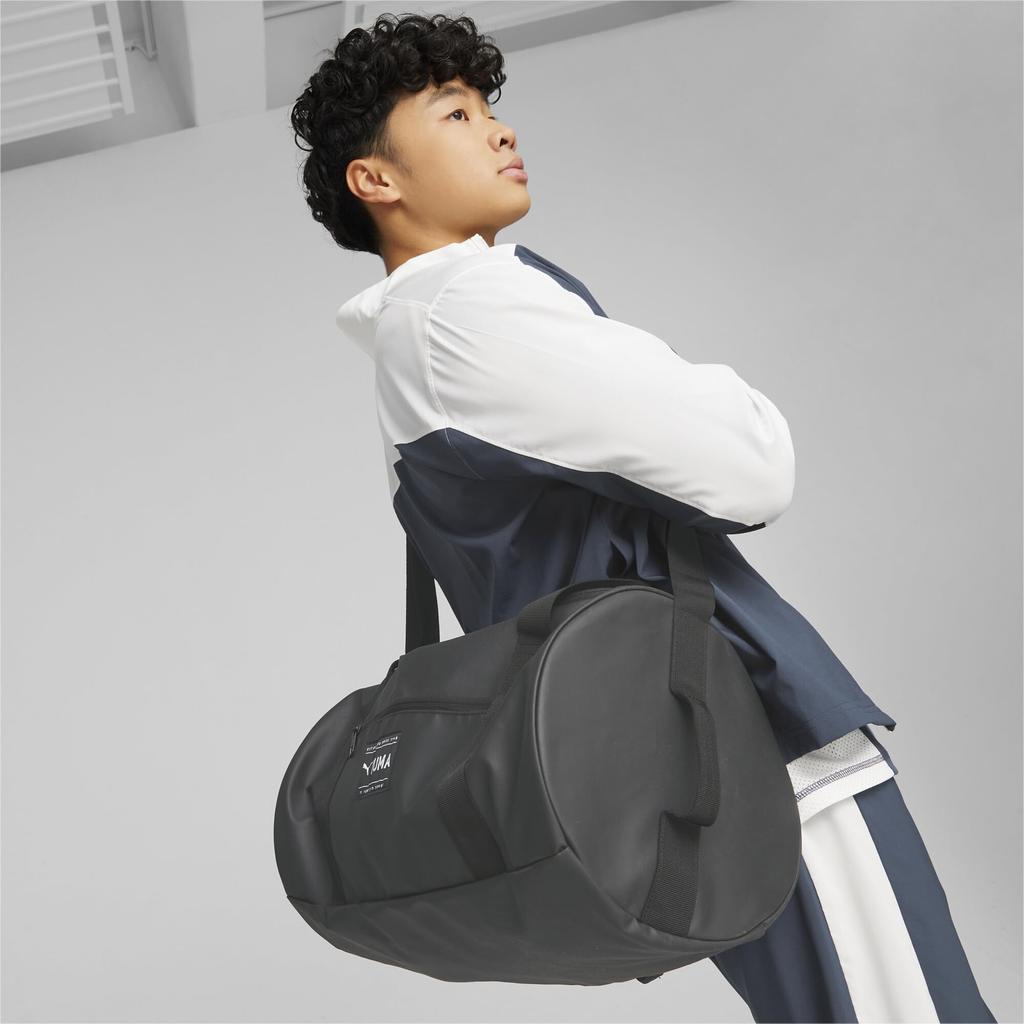 Boston Sports Large Puma Fit Duffle 2024 Puma Black [Puma] Bag, Bag, Capacity, 079624, Spring/Summer Color, (01)