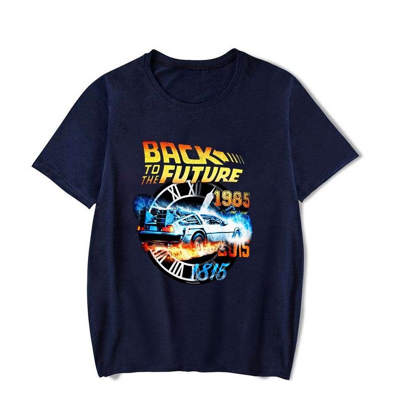Hot Back To The Future TShirt Unisex Women Fashion Y2k Harajuku T Shirt Summer Cool Short Sleeve Hip Hop Unisexs Clothing Top Tee