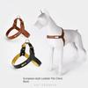 Leather Dog Hand Holding Rope Explosion-Proof Pet Harness Vest Outdoor Medium Large Dog Puppy Kitten Supplies Pets Accessories