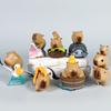 Capybara Crocodile With Turtle Pvc Action Figures Model Toy Doll Gift Decoration