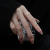Simple and Fashionable H-letter Ring for Women, Personalized and Fashionable Open Mouth Rings