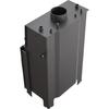 Water heating fireplace KRATKI MBM 12 kW Ø 180 self closing door