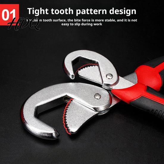 Quick Adjustment Hand Tool Multifunctional Universal Adjustable Wrench Single/Double End Spanner for Industrial Mechanical Equipment Wrench