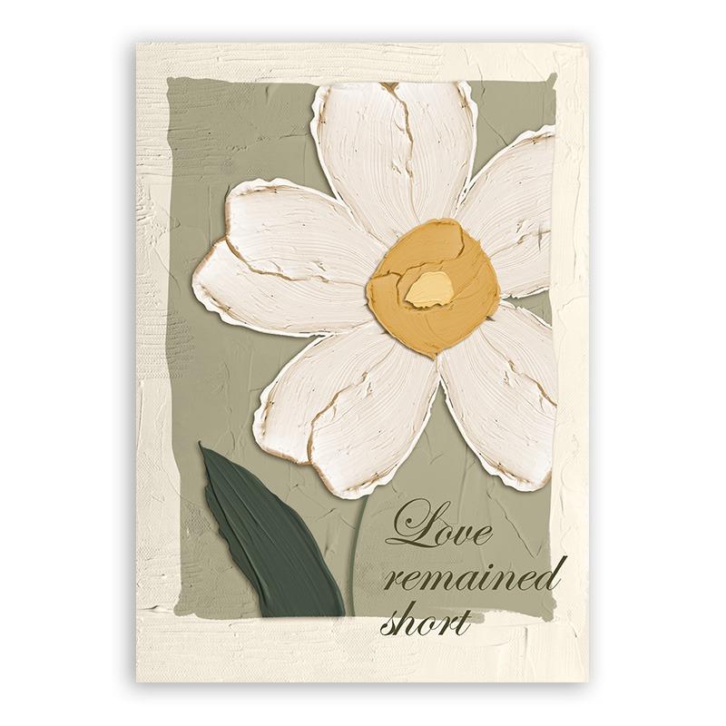 Vintage Bohemian Floral Canvas Painting Minimalistic Flower Market Posters and Print Pictures Living Room Wall Art Home Decor