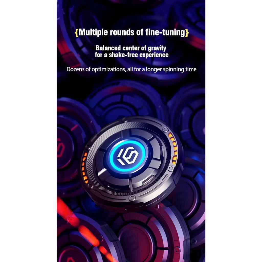 3 in1 EDC Metal Pushing Card Hand Spinner Papa Coin Adults Creative Fidget Toys for Men New Stress Reliever Gifts