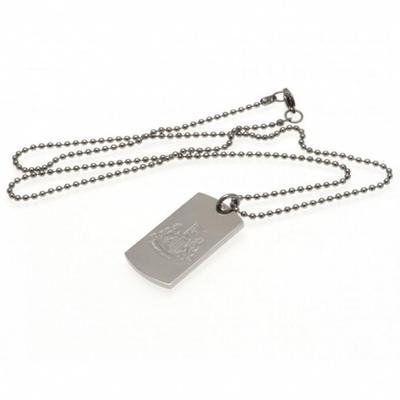 Engraved Dog Tag And Chain