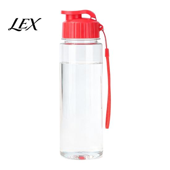 Matte Texture Water Bottle Sports Bottle, with Flip Lid And Lanyard, Portable Leak-proof PET Cup, Lightweight Fitness Jug, for Gym School Office