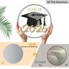 This 2D Flat Aluminum 2026 Graduation-themed Wall Decoration, Available in Various Sizes and Featuring A Retro Black and Gold Graduation Cap Design