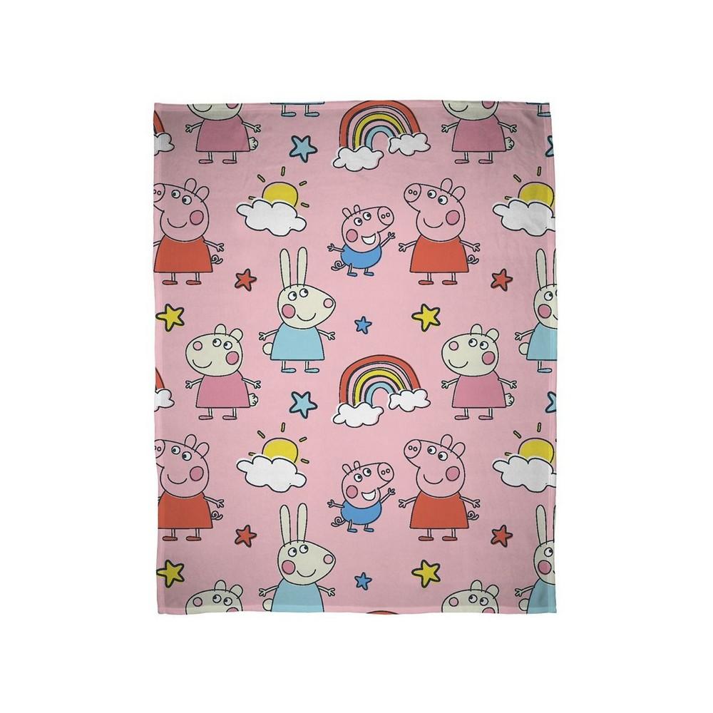 Peppa Pig Playful Rotary Fleece Blanket