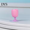 Portable Toilet Lid Handle Silicone Tulip Lifter, Hands-Free Seat Lift Handle, Avoid Touching Cover Tool, Bathroom Accessories Hotel Supplies