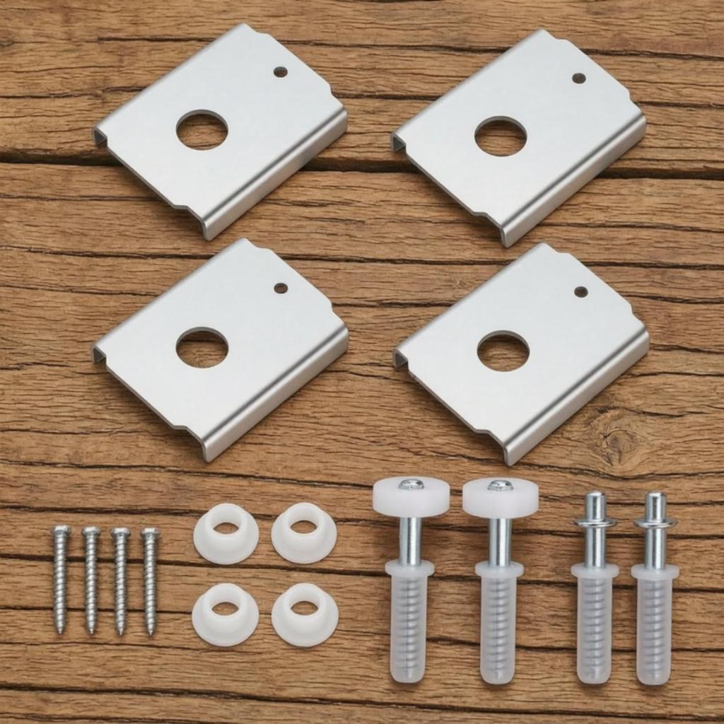 Reinforcement Plate Sturdy Bi-Fold Door Repair Bracket Compact for Homeowners