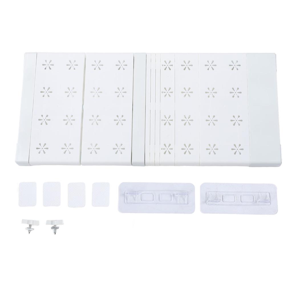 Expandable Closet Tension Shelf Punch Free 20KG Full Coverage Adjustable Wardrobe Dividers for