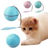 With Feather and Light Interactive Cat Ball Toy Automatic Self-playing Cat Ball  Indoor