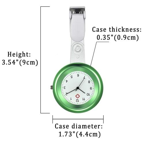 Lancardo Nurse Watch, Clip Watch, Pocket Watch, Nurse Watch for Men and Women, Analog Watch, Pocket Watch, Gift