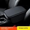 Car Arm Rest Cushion PU Leather Center Console Box Cover Anti Scratch Armrest Box Cover For Suzuki Jimny Samurai Swift Sx4
