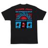 SANTA CRUZ Pánské tričko s krátkým rukávem Screaming Connect Skate T-Shirt Černé