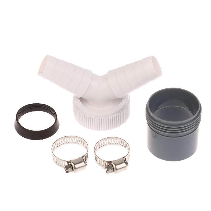 Dishwasher Washing Machine Drain Adapter Three-Way Two-In-One Connector Converter Drain Extension Hose Connector