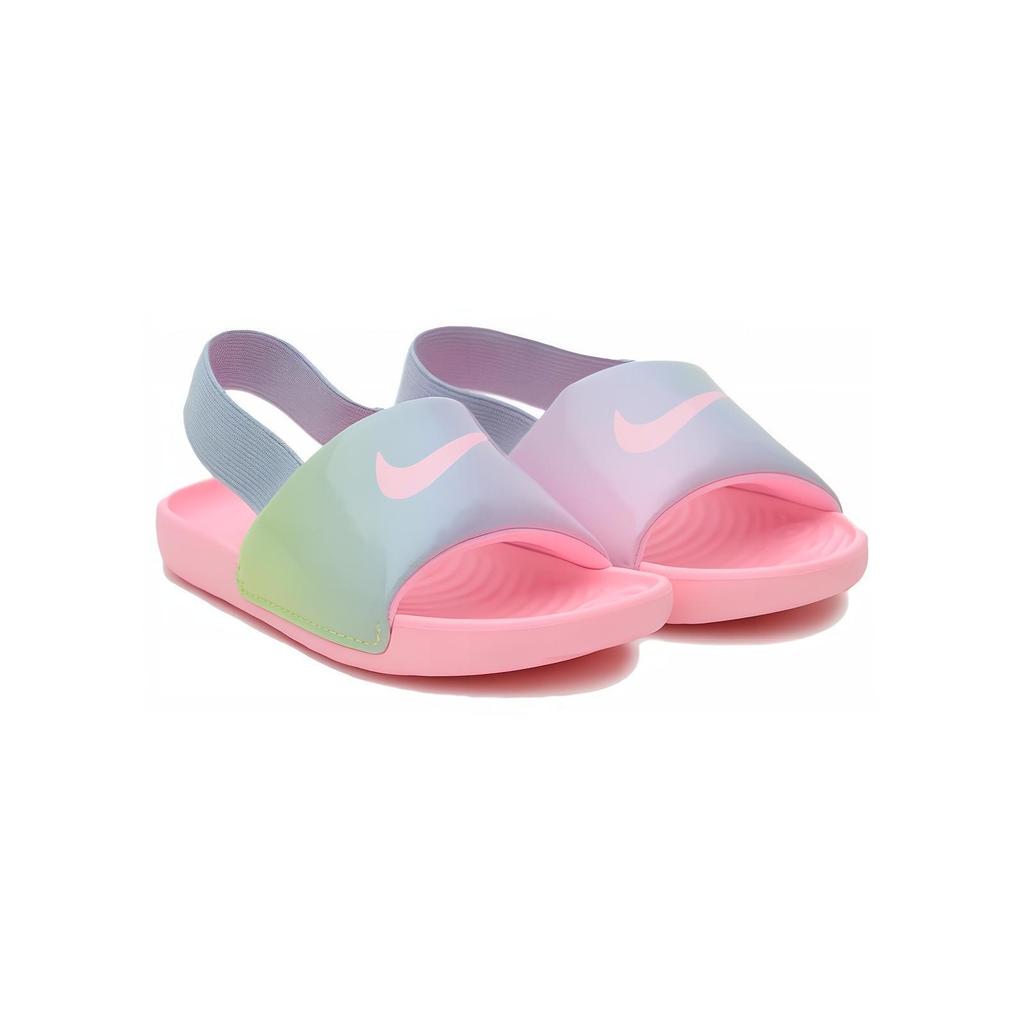 Nike Kawa Slide Low Top Toddler Shoes Pink Blue Green Infant And Toddler CW1658-600