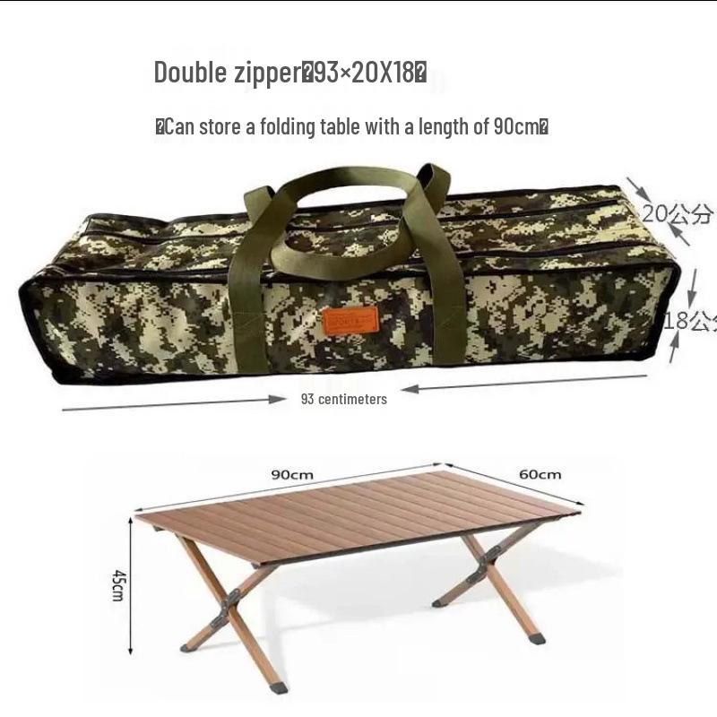 Faltbarer Stuhlbeutel aus Oxford-Stoff & Outdoor-Matte: Aufbewahrung für Angelzubehör, Zelt, Stativ, Yoga & mehr