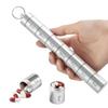 Wasserdichte 7-Tage-Pillendose aus Aluminiumlegierung für die Outdoor-Survival.
