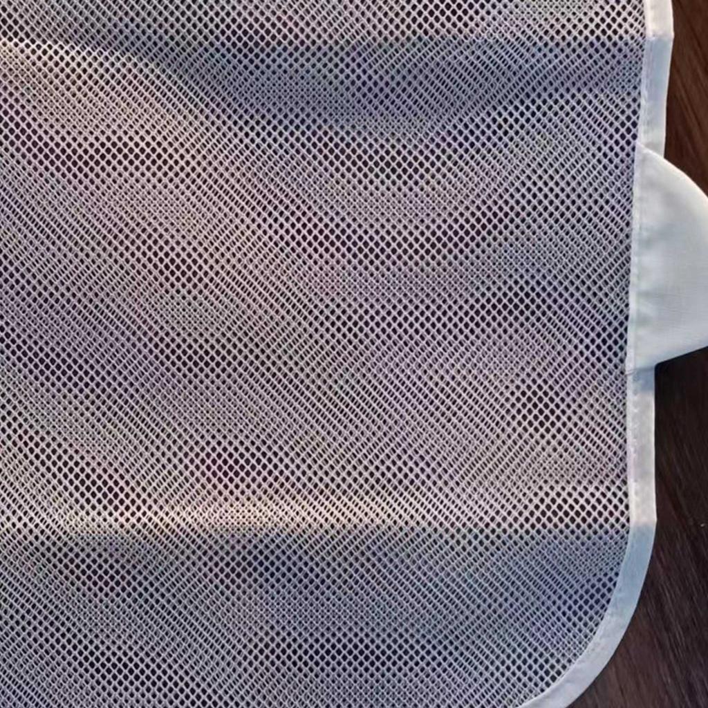 Cartoon Hanging Mesh Waterproof Drainage Large Capacity Mesh Bath Toy Organizer with Sucker White