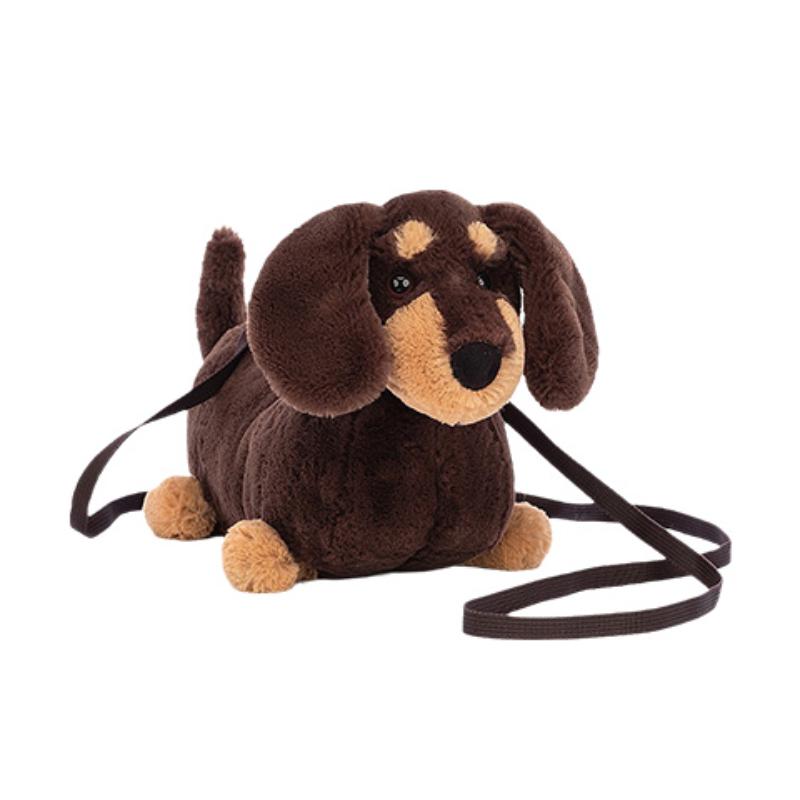 JELLYCAT Dog Series Otto Sausage Dog Backpack Doll Plush Doll 16cm Height