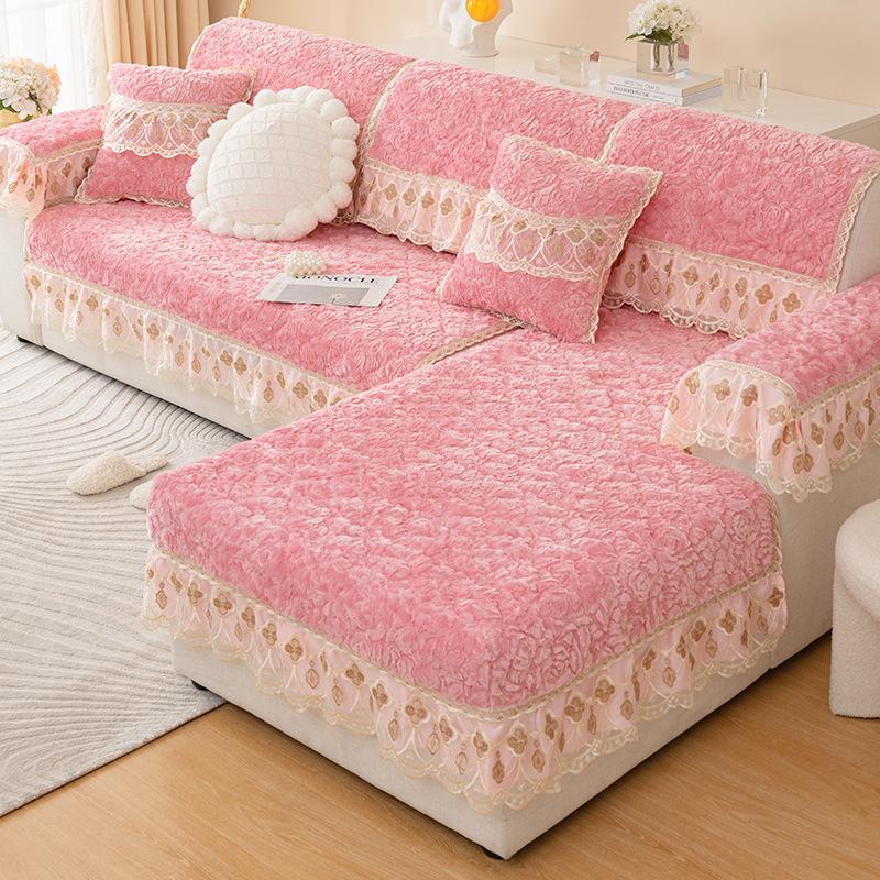 

Кожаный чехол для дивана, тканевое полотенце, подушка для дивана, нескользящий утолщенный осенне-зимний чехол для дивана, простая современная подушка 70x70