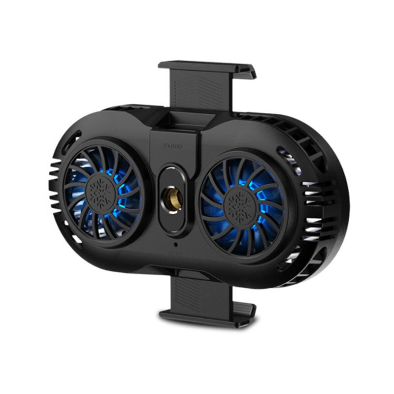 Κλιπ ψύξης για κινητά τηλέφωνα ημιαγωγών, Ισχυρό ψυγείο παιχνιδιών με διπλό ανεμιστήρα, ψυγείο στηριγμάτων κινητού τηλεφώνου