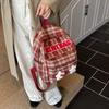 Foreign-Style Plaid Boys And Girls Backpack Cute Kitten Star Student Schoolbag Children'S Backpack