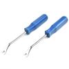 Blue Car Door Trim Panel Fastener Nail Puller Removal Open Pry Tool Clip PlierX2, Ideal for Staples and Trim Panels