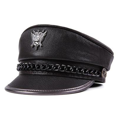 Kožený dámsky šilt baret Newsboy Paperboy Bakerboy Rybársky štýl Fiddler Cabbie Cap Captain Sailor Klobúk