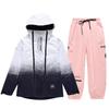 Unisex Winter Ski Suit: Windproof, Water-Repellent Jacket and Pants for Outdoor Snowboarding and Skiing.