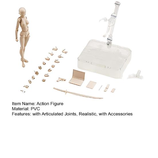 With Articulated Joints Sketching Painting Drawing Manikin Model Movable Joints Male Female Mannequin Poseable Figure