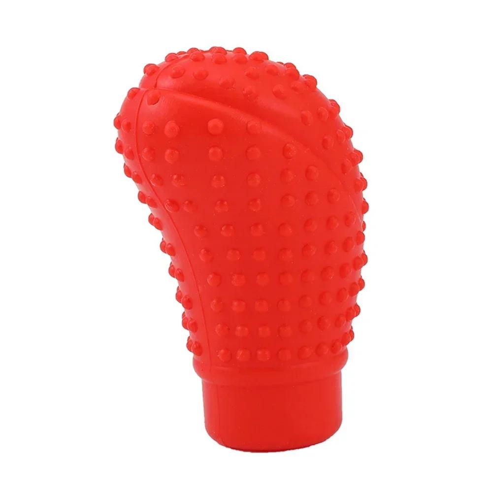 Universal Car Manual Gear Shift Cover Non-Slip Silicone Knob Sleeve Gear Shift Grip Protective Covers Car Interior Accessories