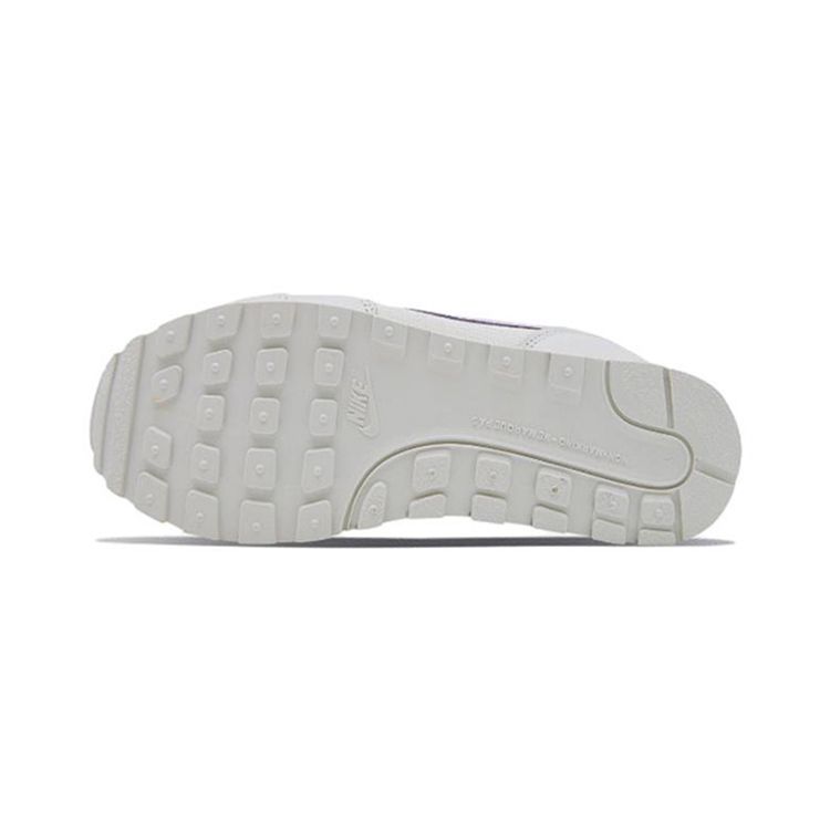 Nike MD Runner 2 Fabric Retro Non-Slip Shock Absorbing Durable Low-Top Kids Running Shoes Kids sneaker White Purple 807317-019