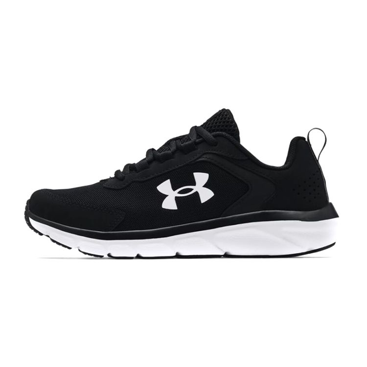 Under Armour Assert 9 GS Black White Kids Sneakers 3024633-001