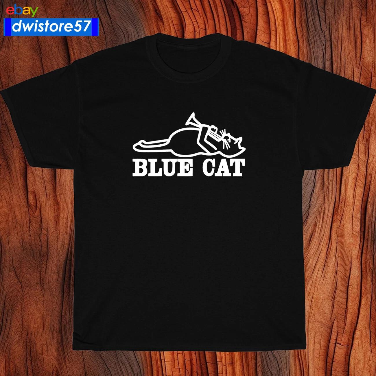 

Blue Cat Music Label Logo Black/Navy/White/Sport Grey Men s T-Shirt S-5XL M