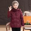Dicke Daunenjacke für Damen: Warmer weißer Daunenmantel für ältere Menschen, festliche Winterkleidung