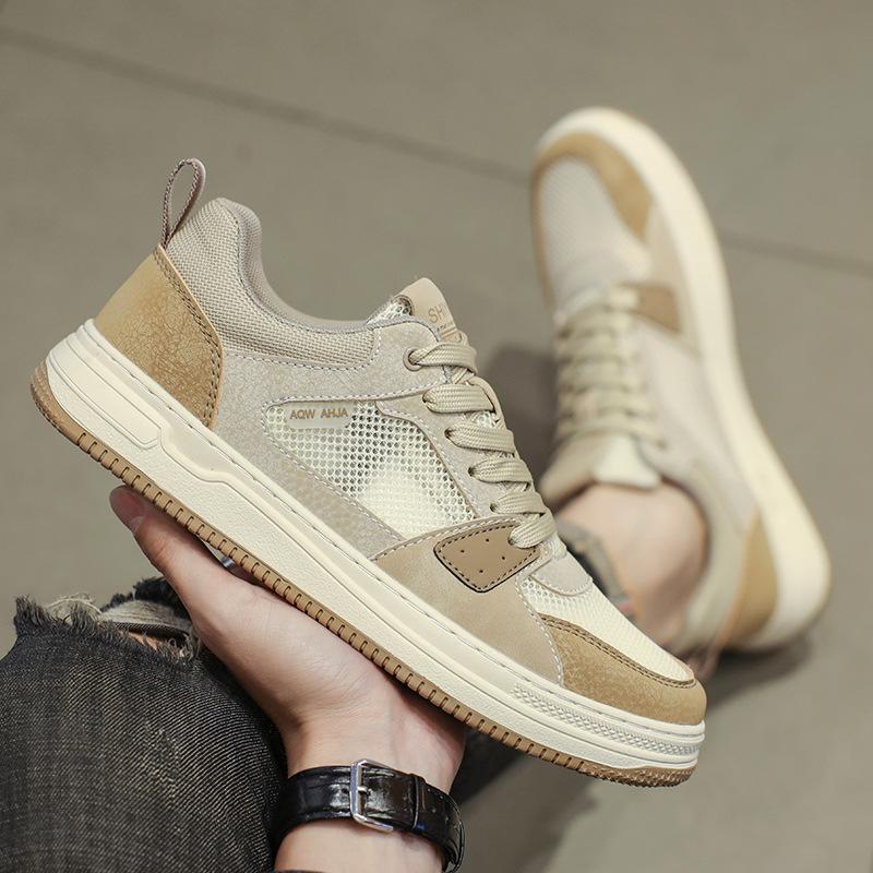 

2024 winter new men s shoes fashion wear-resistant board shoes college versatile casual non-slip thick-soled high-value men s board shoes 44 хакі