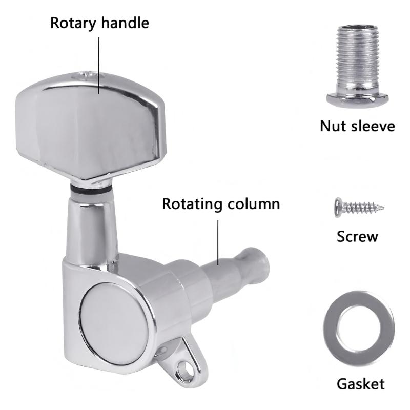 Pack of 6 Guitar Tailpiece Pegs Perfect for Various Use in Different Playing Environment with Enhancing Durability