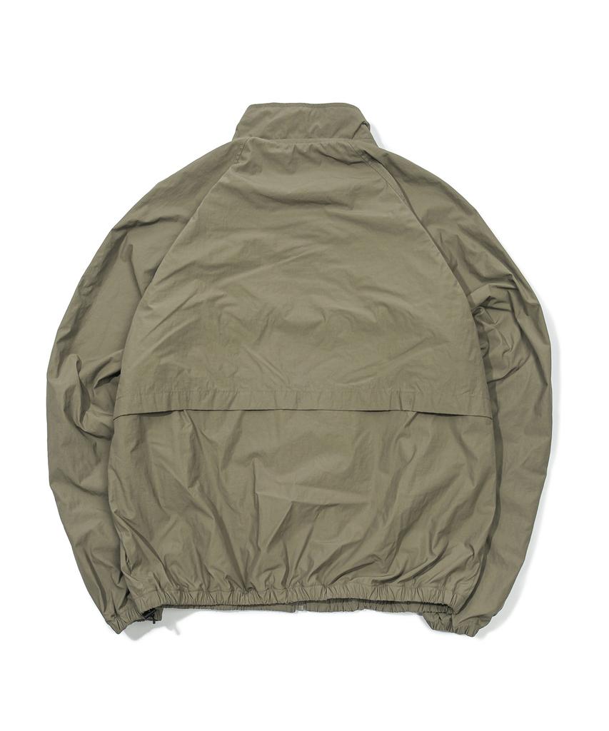 Slowpoke Nylon Zip-Up Track Jacket Khaki