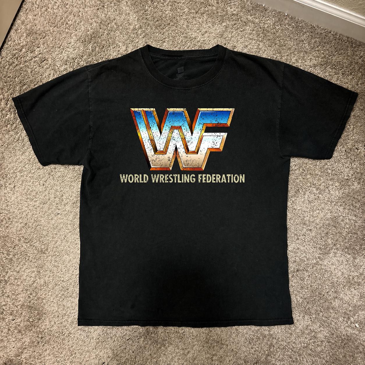 WWF Retro Chrome 1985 Vintage Men s T-Shirt S разноцветный