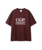 CGP Square Logo Short Sleeve T-Shirt - Burgundy